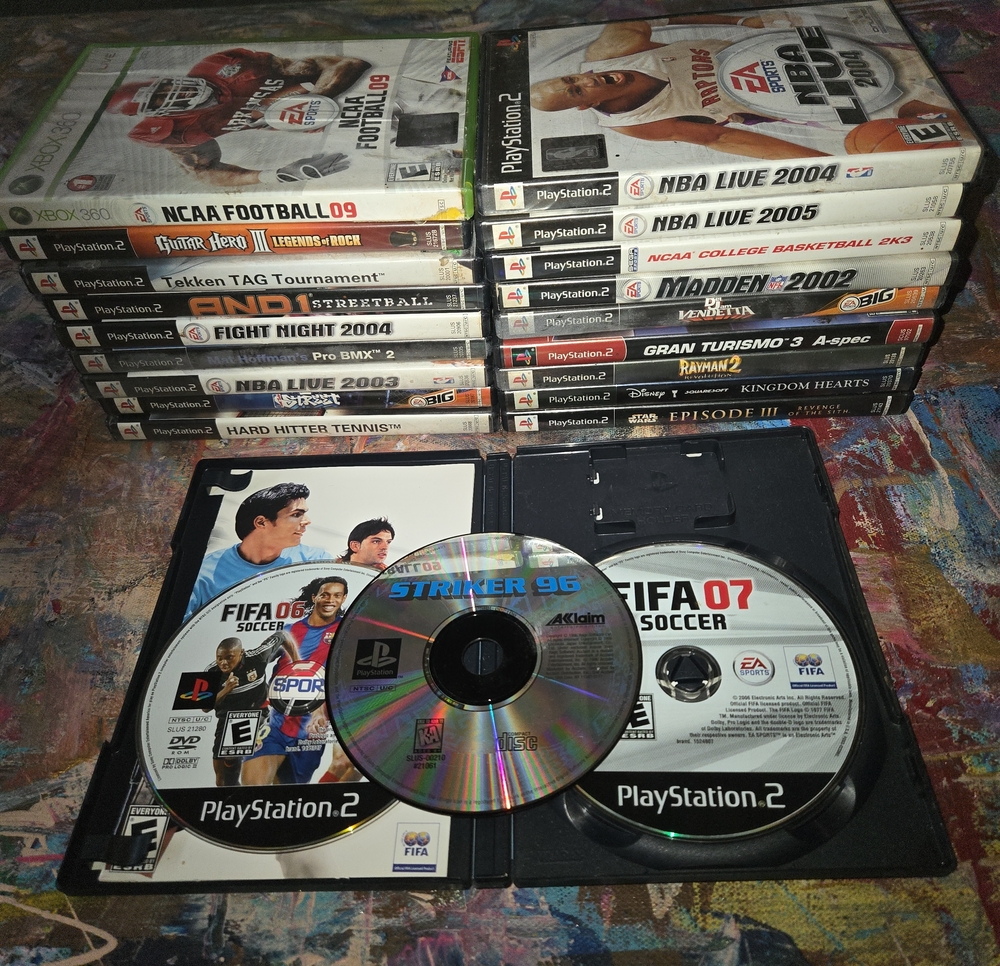 Mixed PlayStation 2 Sports Game Lot - FIFA 07, FIFA 06 + More